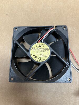 Ventilateur PC 12 Cm - 12V - 3 Broches - Modèle AD1212HB-A76GL - Neuf - Pour Refroidissement Boîtier