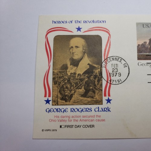 First Day Covers 1979 George Rogers Clark - Picture 3 of 5