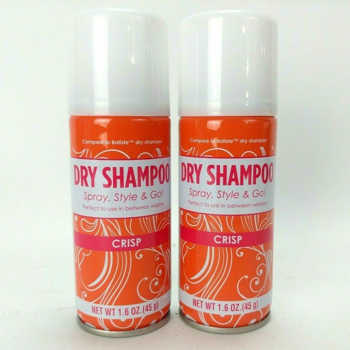 2x Dry Shampoo Spray In Comb Out Reinvigorate ReVolumizes Crisp