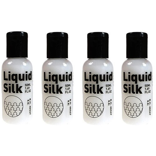 Liquid Silk Lubricant Waterbased Condom Friendly 1 Large Bottle (500ml) - Image 39
