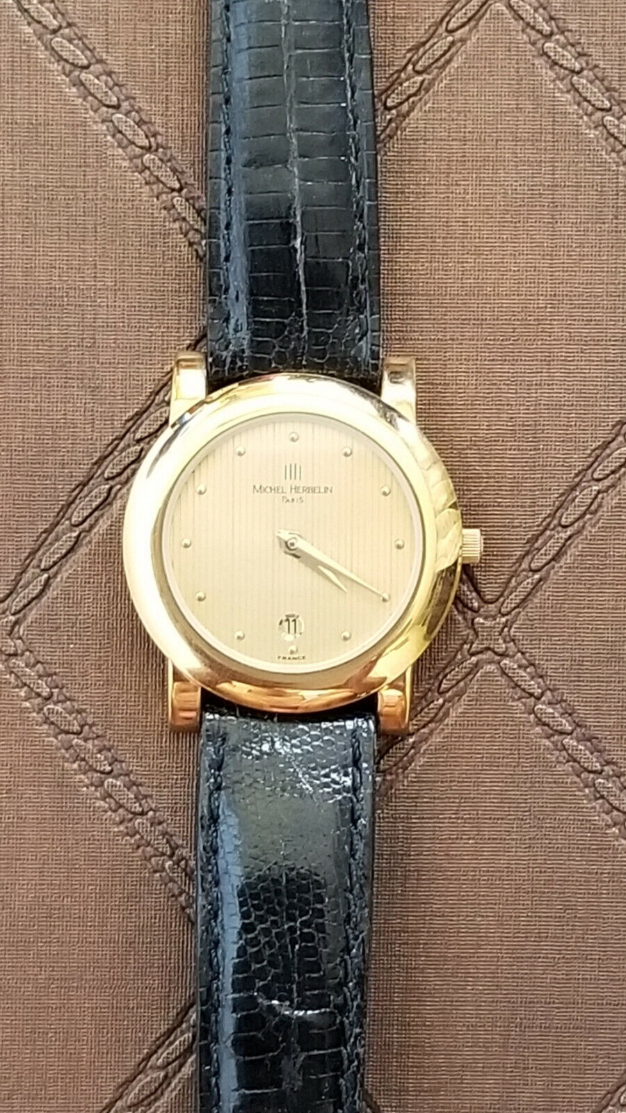 Michel Herbelin Gold Plated FRENCHMADE Watch Swiss Movement Unisex