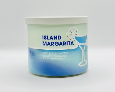 Bath & Body Works White Barn 14.5 oz 3 Wick Candle - Island Margarita