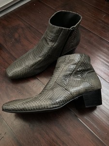 giorgio brutini snakeskin boots