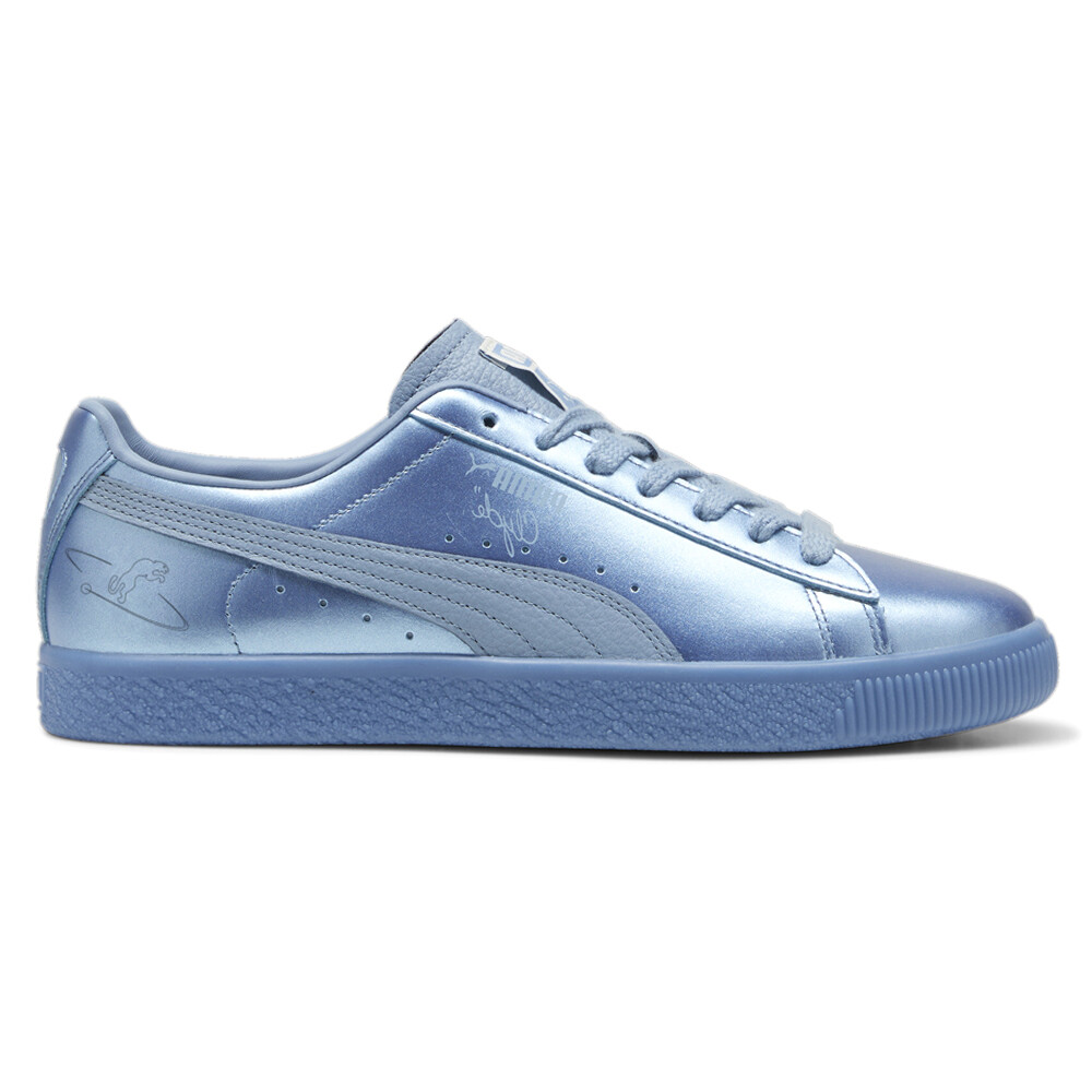Мужские синие кроссовки Puma Clyde 3024 на шнуровке, повседневная обувь 39648802