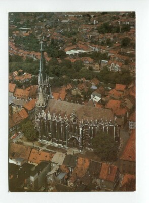 Ancient Ak Aero- Photo GDR Luftbildserie Interflug Parish Pcs Marien 1987 11