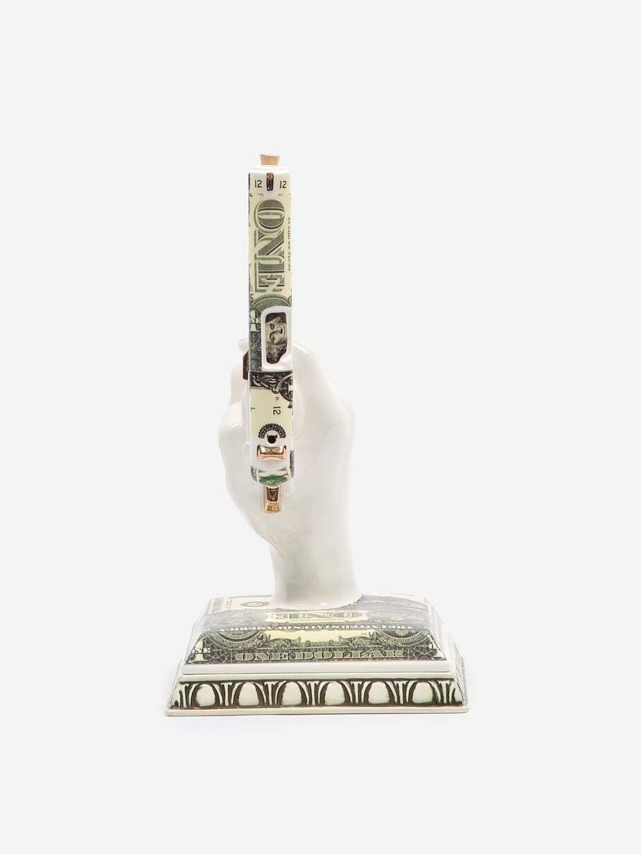 Neighborhood Booze Colt Money Incense Chamber White Ceramic Made Neighborhood Booze Colt Money Incense Chamber White Ceramic Made