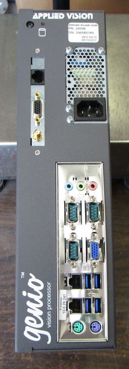 Applied Vision Corp. Genio Vision Processor P# 24806 Nice Used