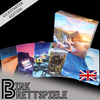 Earth Kickstarter Edition Bundle mit Playmats Inside Up Games NEU Englisch