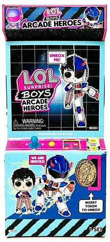 MGA Entertainment LOL Surprise Boys Arcade Heroes 15 Surprises Age 3 Up