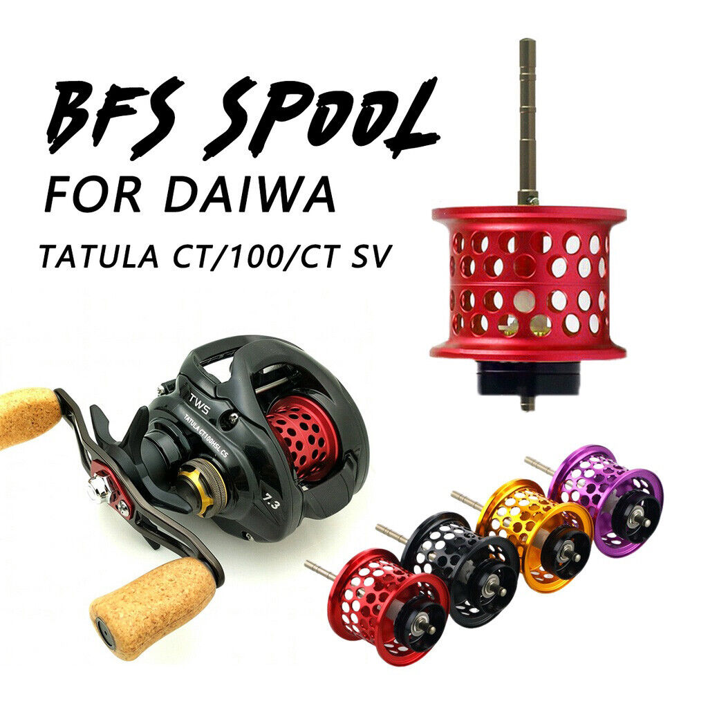 Spool Fishing Reel Refit Spool for Daiwa TATULA CT/CT SV/100 Aluminum Spool