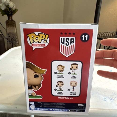 Funko Pop! Vinilo: Selección Femenina de Estados Unidos - Brandi Chastain #11 - Imagen 3 de 6