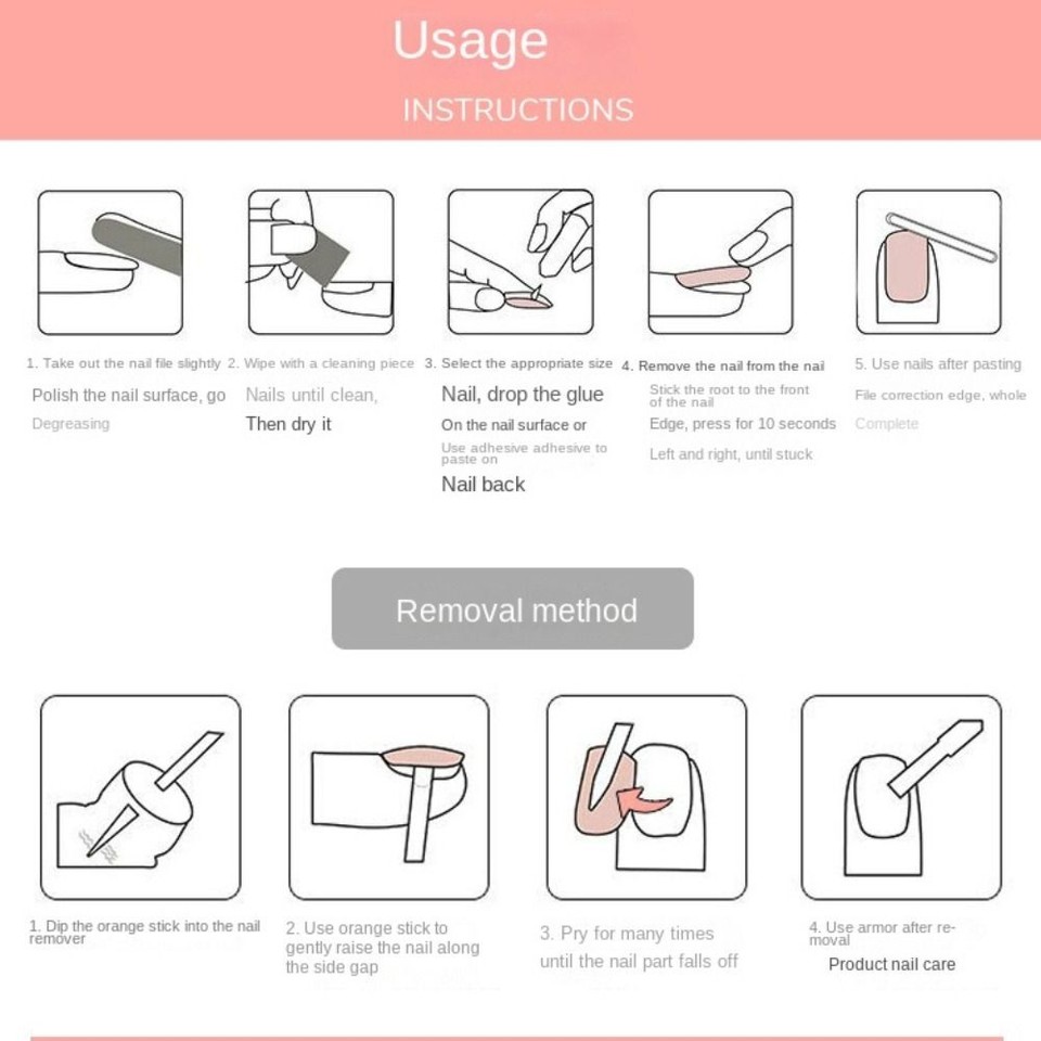 24pcs Detachable Halloween Skull Fake Nails Press on Nails Halloween eBay