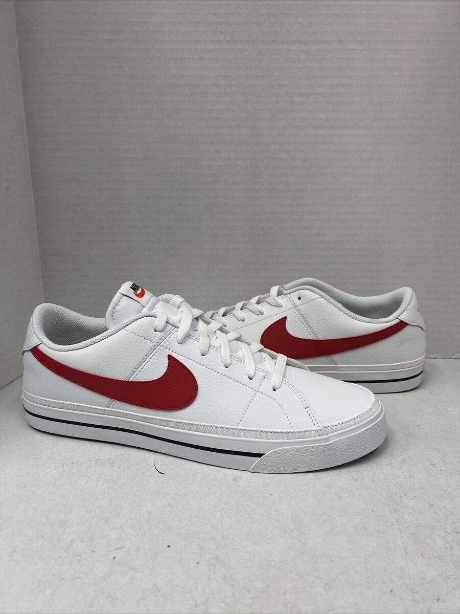 Nike Court Legacy White Univeristy Red 2021 Size 13 Brand Nike Court Legacy White Univeristy Red 2021 Size 13 Brand