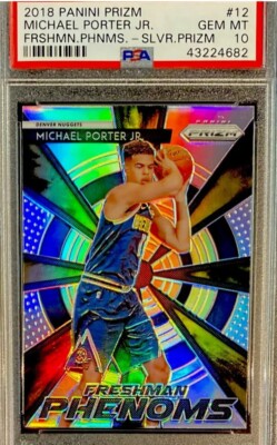 2018-19 PANINI PRIZM MICHAEL PORTER JR ROOKIE SILVER PHENOMS 2018-19 PANINI PRIZM MICHAEL PORTER JR ROOKIE SILVER PHENOMS