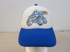 JP DOODLES LOUD AND PROUD TRUCKER/MESH STRAPBACK HAT, BLUE, TRUCK