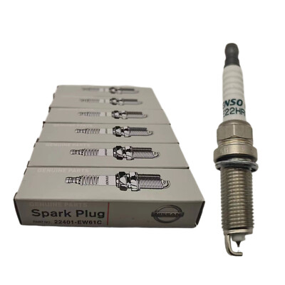 Set of 6 Genuine Denso Spark Plug 22401-EW61C For Nissan Infiniti EX35 FXE22HR11