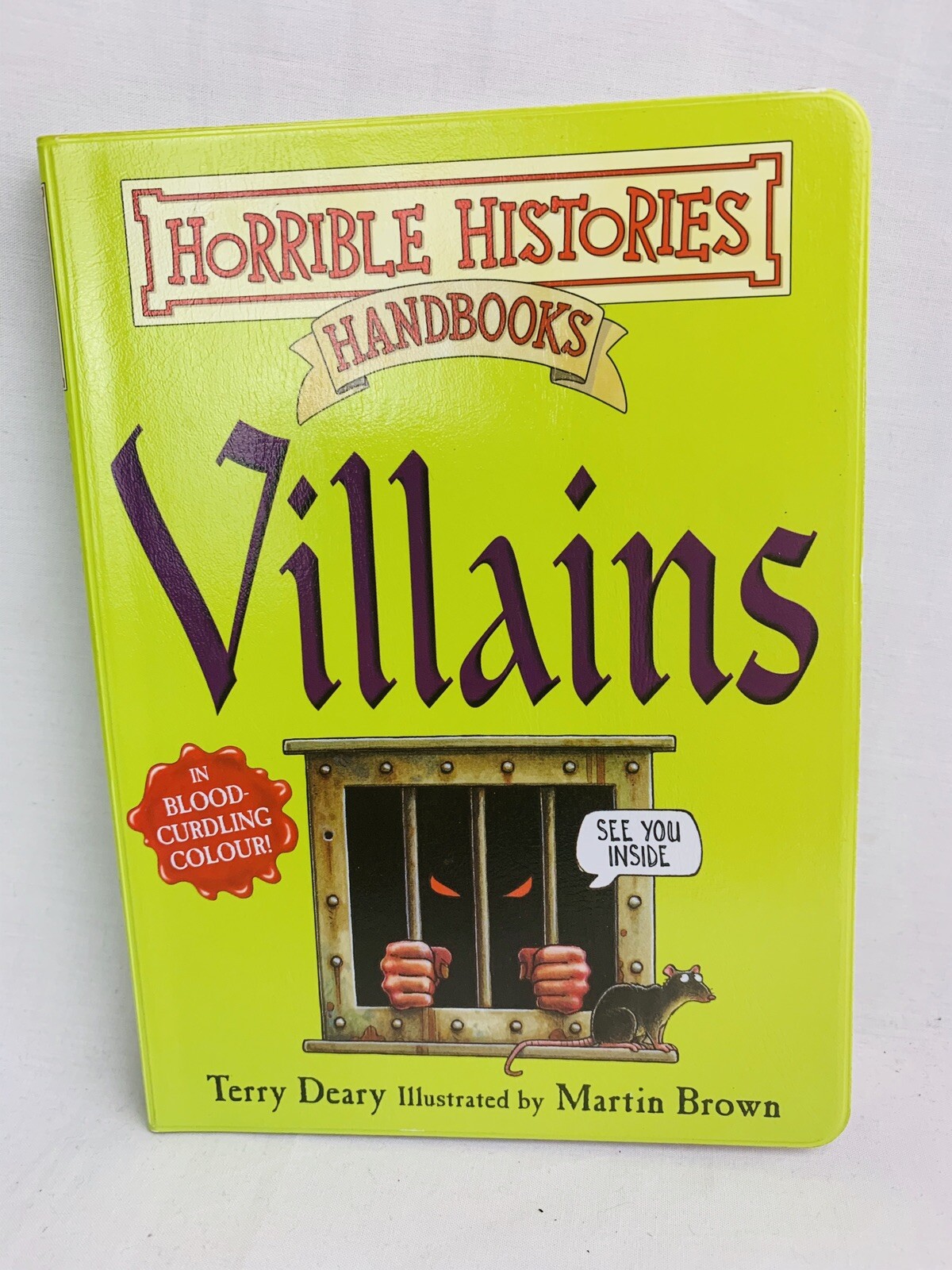 Horrible Histories Handbooks Villains VGC Blood Curdling Colour