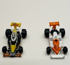 1987 Micro Machines NTL Indy 500 Car from Classy Chromers  Orange 7 Indy Car