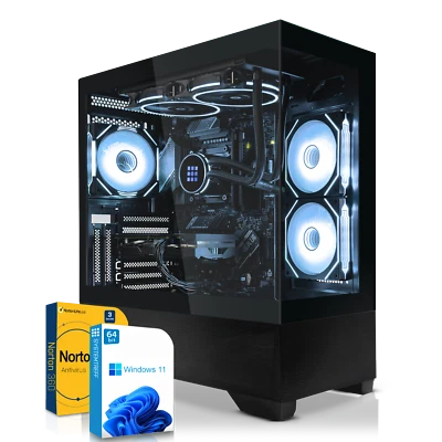 SYSTEMTREFF Gamer PC•AMD Ryzen 7 9800X3D•AMD Radeon RX 9070 XT 16GB•32GB DDR5•1TB NVMe