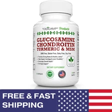 Joint Support Supplement by Todicamp - Glucosamine Chondroitin MSM Turmeric