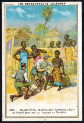 Chrombild-Berühmte Entdecker-Reise in den Sudan-Königreich Lilliput-D.41