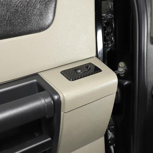 ABS Carbon Fiber Interior Center Console Trim Cover Set Fits Hummer H2 2003-2007 - Picture 19 of 30