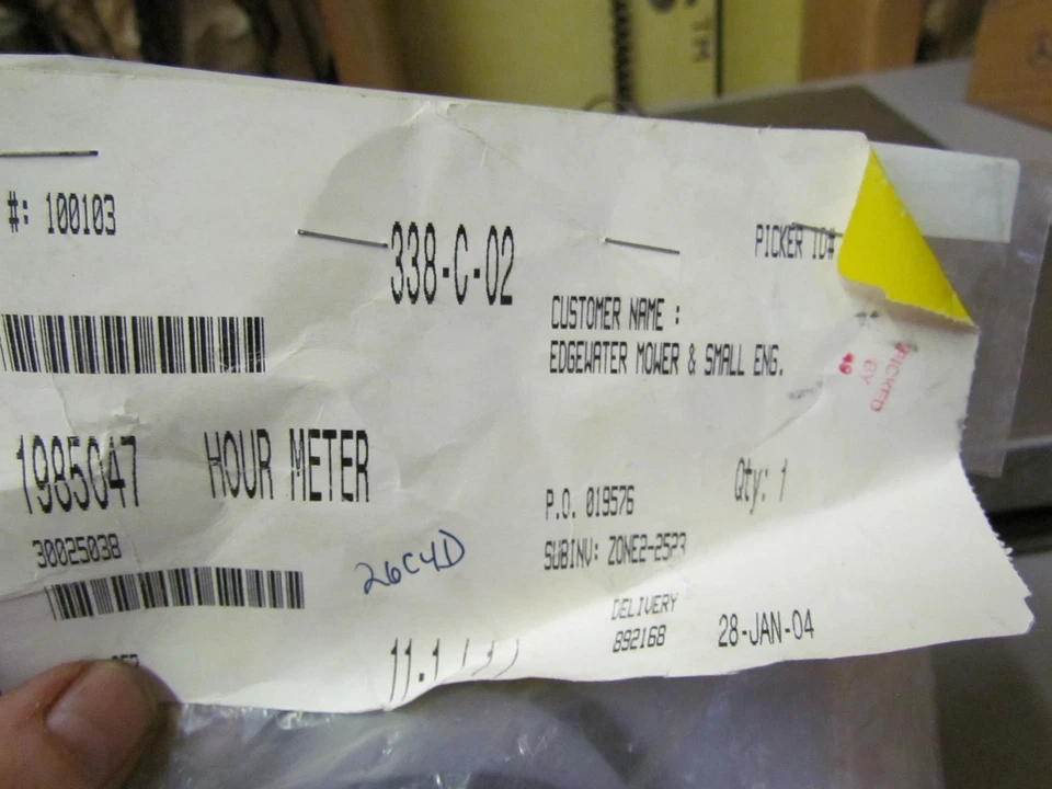 NUEVO ARM-127 Jacobsen 1985047 medidor de horas con tacómetro y alertas de mantenimiento Foto 2 de 3