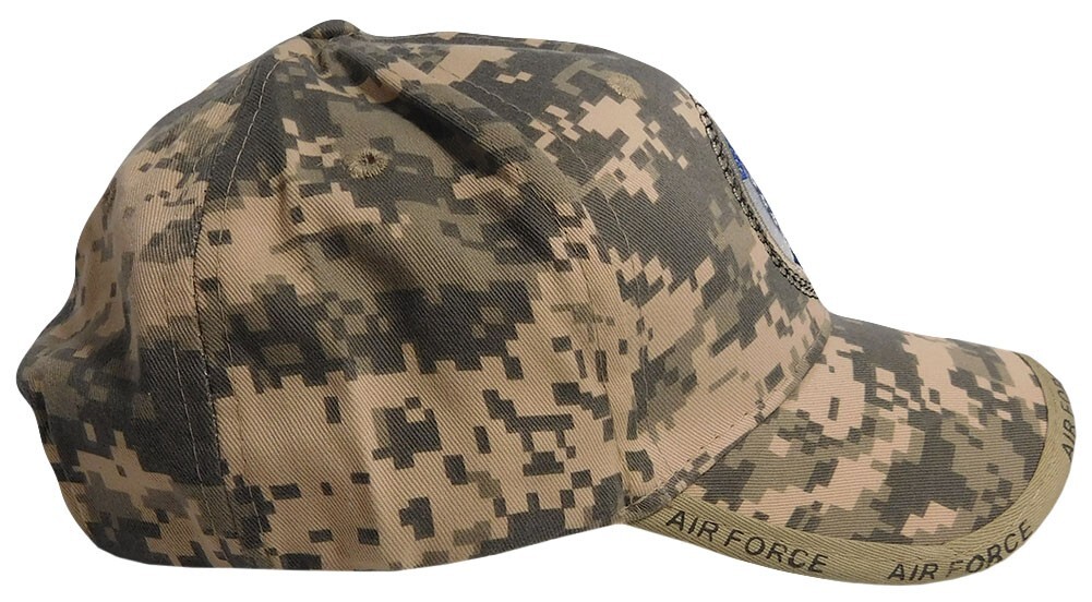 United States Air Force Emblem ACU Digital Camo Adjustable Embroidered Cap Hat