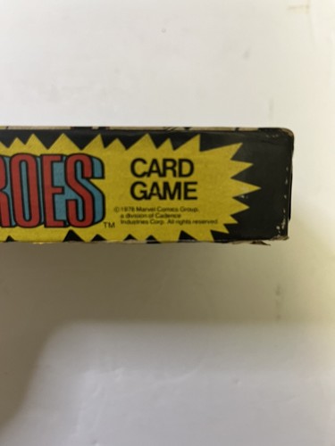 RARE 1978 Marvel Comics Super-Heroes Card Game. Complete - Picture 4 of 4