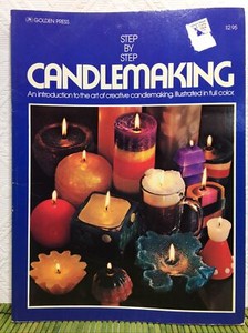 Candlemaking Step by Step 1972 Craft Project Technique Instruction Golden Press