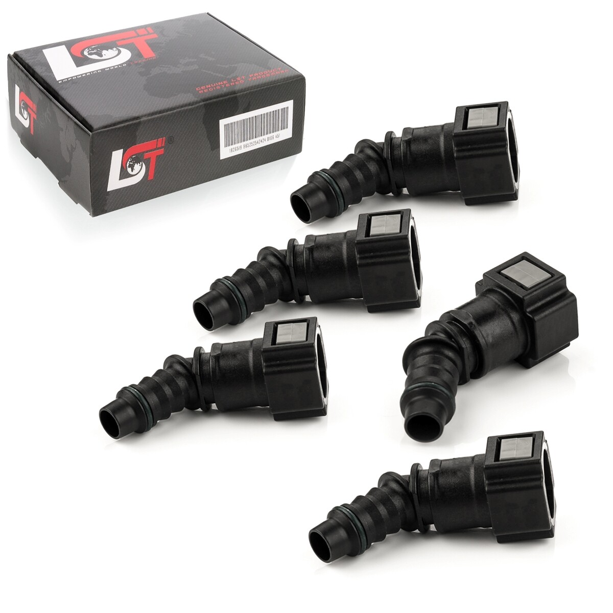 5x Quick Release Fuel Line Coupling 45° 7.89x8mm for Land Rover