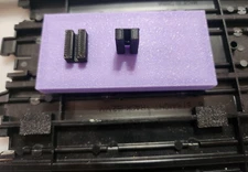 AFX Tomy 4 lane track clips; 22 Pieces for 2 lane to 4 lane set up.