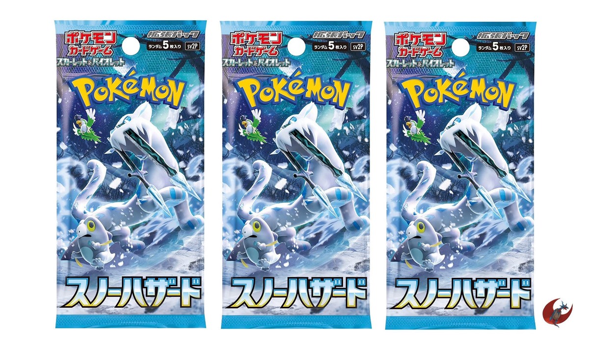Pokemon card sv2P Snow Hazard 3 Pack Scarlet & Violet | eBay