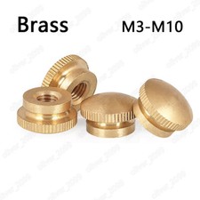 Brass Knurled Thumb Nuts With Collar M3 M4 M5 M6 M8 M10