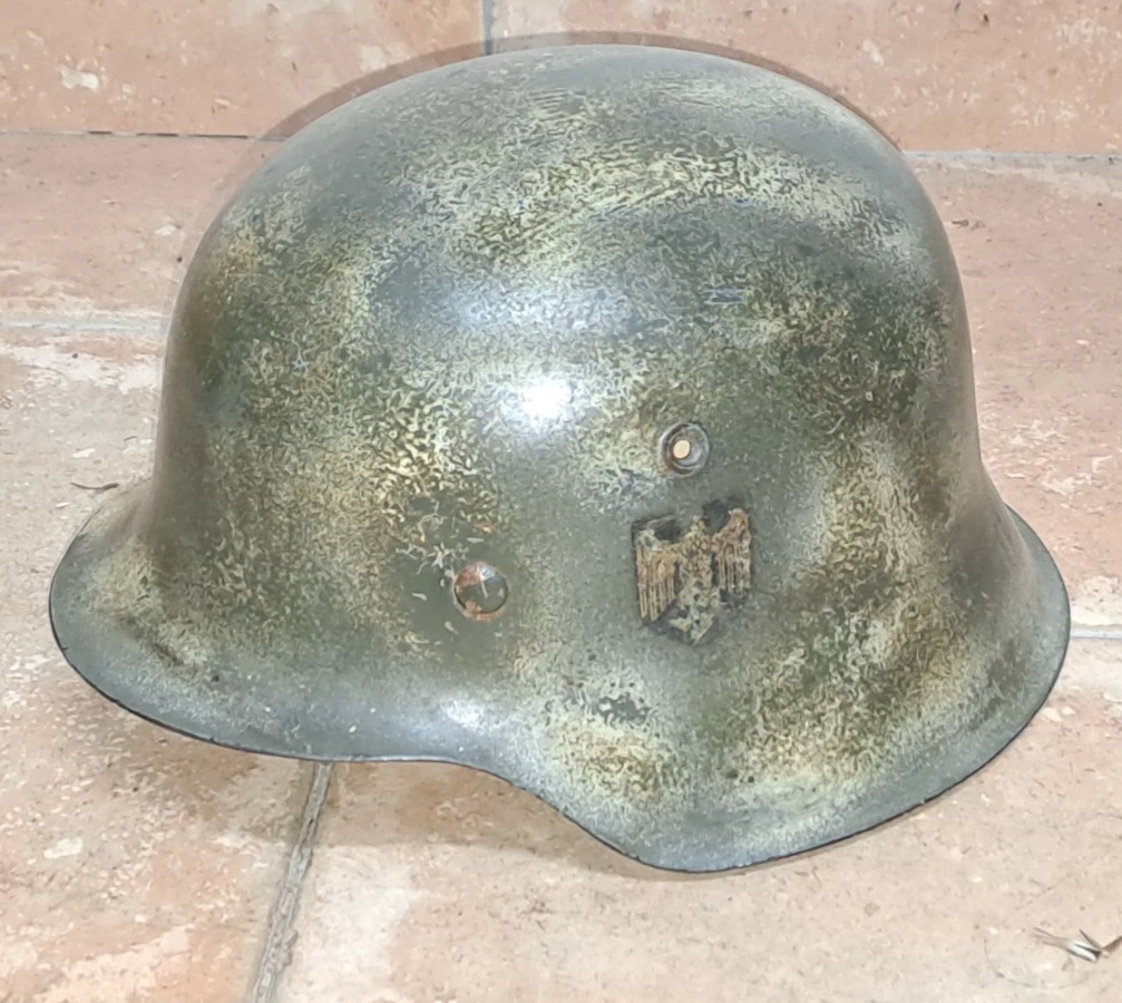Riproduzione WW2 Esercito tedesco M42 CASCO ACCIAIO con