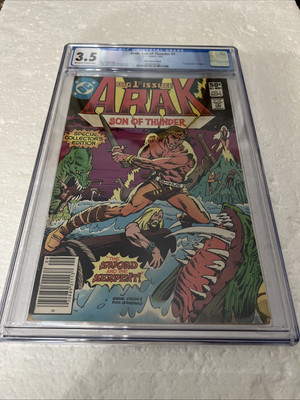 Arak, Son Of Thunder #1 (September 1981, DC Comics) Rare, CGC Graded (3.5)