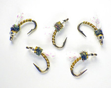 Top Secret Midge Mercury Olive Nymph Emergers - Premium Trout Fly Fishing Flies