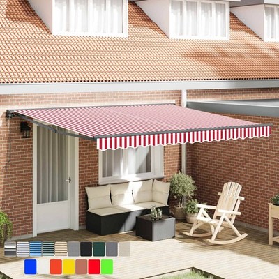 Manuell / Elektrisch Fenstermarkise Sonnenschutz Gartenmarkise Balkonmarkise Neu