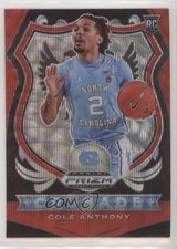 2020-21 Panini Prizm Draft Picks Crusade Ruby Wave Prizm Cole Anthony #89 3b3