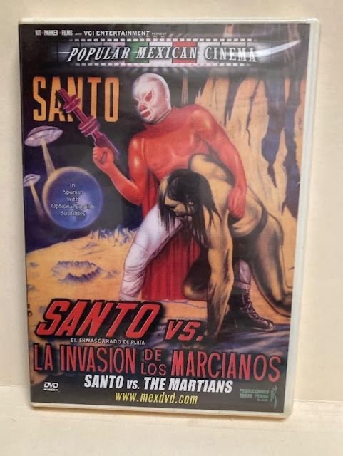 Santo vs. La Invasion De Los Marcianos-DVD-New-Sealed