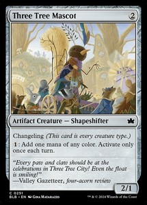 Three Tree Mascot #251/427 Bloomburrow Common MTG
