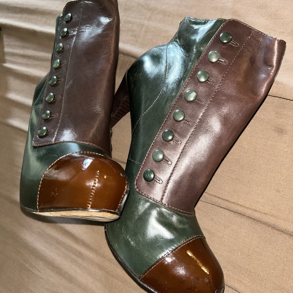 L.A.M.B. ROSEVURY Botas Cuero Plataforma Gwen Stefani EE. UU. Talla 7.5 Foto 3 de 4