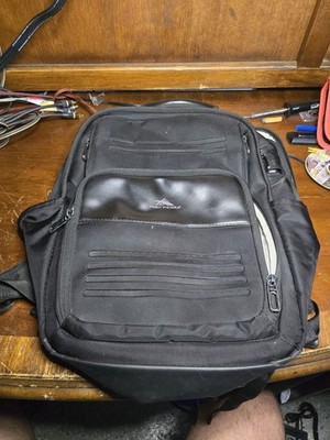 High Sierra Business Laptop Backpack Black Travel Rucksack USB Charging Port