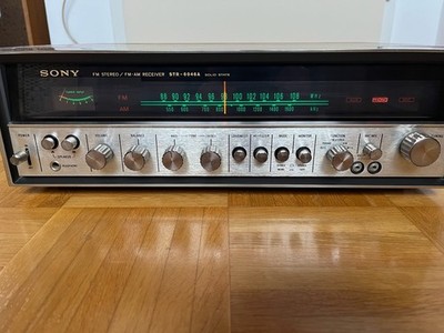 SONY FM Stereo / FM-AM Receiver STR-6046A, gebraucht, Holzoptik
