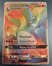 Charizard GX Rainbow Rare Holo 150/147 SM Burning Shadows 250 HP Pokémon Card on eBay