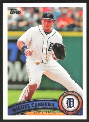 2011 Topps Miguel Cabrera #150 Detroit Tigers