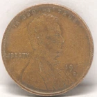 USA, 191 (8?) Lincoln Cent, KM132, Fine, weak strike, NR, 5-4