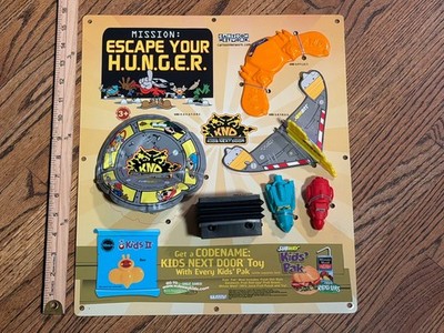 Rare Codename: Kids Next Door KND Subway Toy Cartoon Network FULL DISPLAY