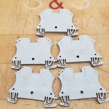 Lot of 5 Allen Bradley 1492-J3 Terminal Block. 550V 2.5mm. - USED