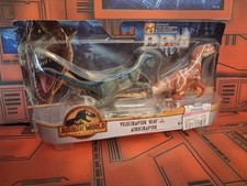 RARE SEALED Jurassic World Dominion Velociraptor Blue Atrociraptor Dinosaur